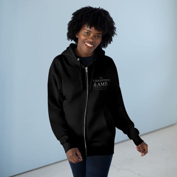 The Slaughtered Lamb--Unisex Zip Hoodie - Image 5