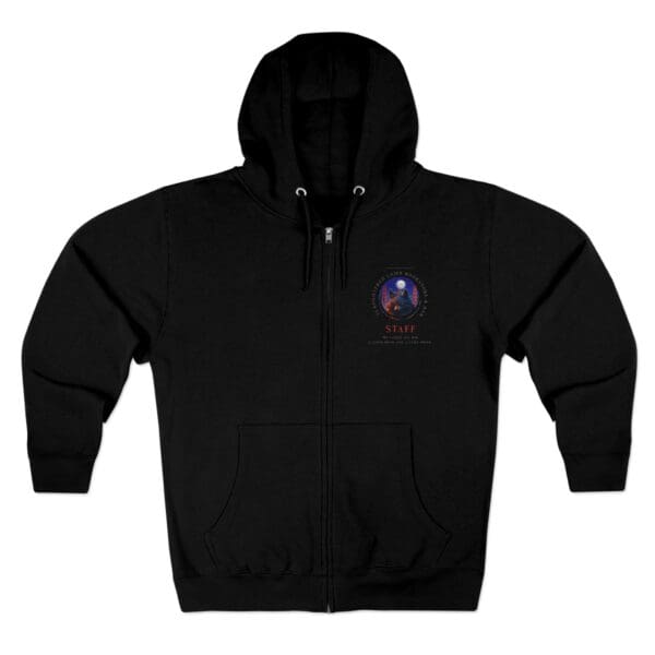 The Slaughtered Lamb Staff--Unisex Zip Hoodie - Image 13