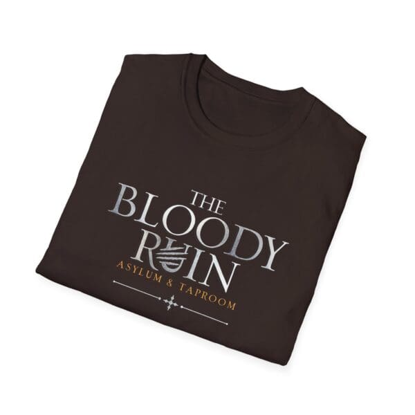 Black t-shirt with "The Bloody Ruin" design.