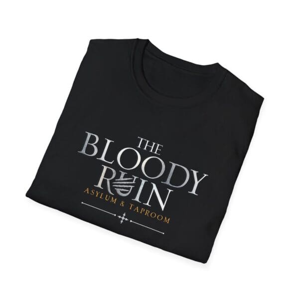 Black t-shirt with "The Bloody Ruin" logo.