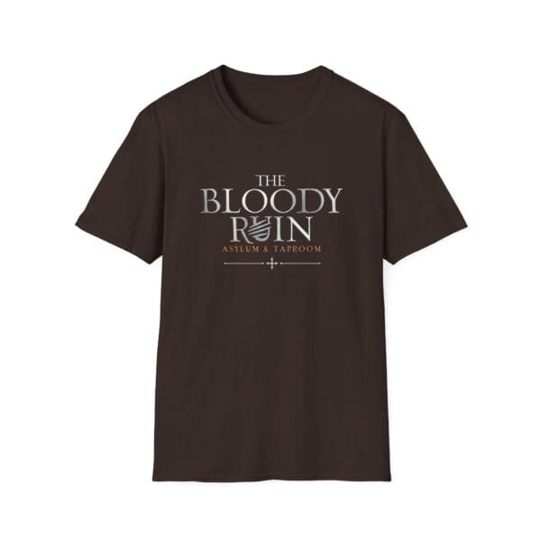 Black t-shirt with "The Bloody Ruin" logo.