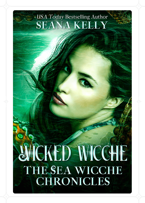 Wicked Wicche book cover with sea witch